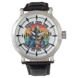 Bevredigen | Handelsmotivatie | Fantasie ontwerp Horloge