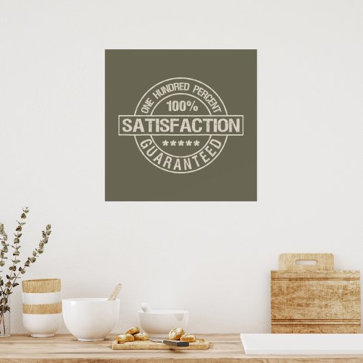 BEVREDIGENDE AANgepaste poster (Keuken)