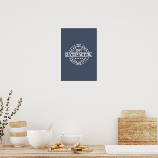 BEVREDIGENDE AANgepaste poster (Keuken)