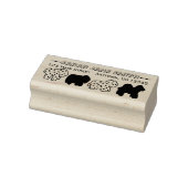 Bevriesde Circus Animal Crackers Cookies Adres Rubberstempel (Stempel)