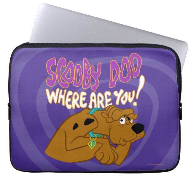 Bevriesde Scooby-Doo Laptop Sleeve (Voorkant)