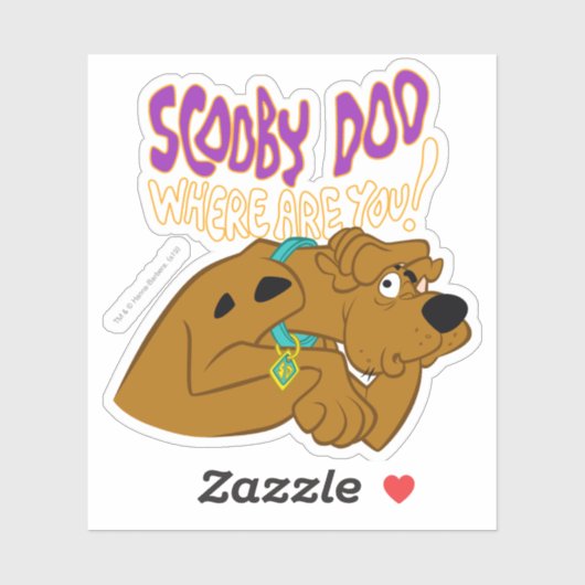 Bevriesde Scooby-Doo Sticker (Vel)