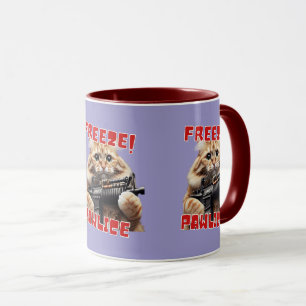 Bevriezen! Pawlice Grappig Cadeau Voor Kattenliefh Mok
