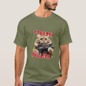 Bevriezen! Pawlice Grappig Cadeau Voor Kattenliefh T-shirt (Voorkant)
