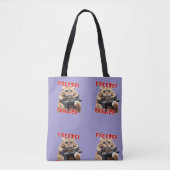 Bevriezen! Pawlice Grappig Cadeau Voor Kattenliefh Tote Bag (Voorkant)