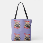 Bevriezen! Pawlice Grappig Cadeau Voor Kattenliefh Tote Bag (Achterkant)