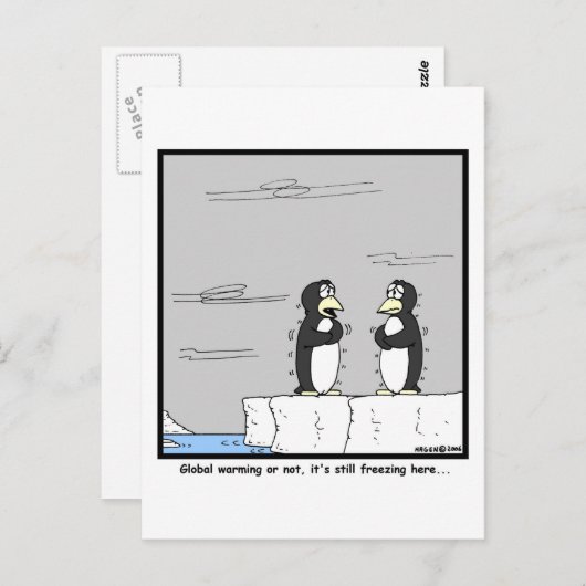 Bevriezing Briefkaart (Voorkant / Achterkant)