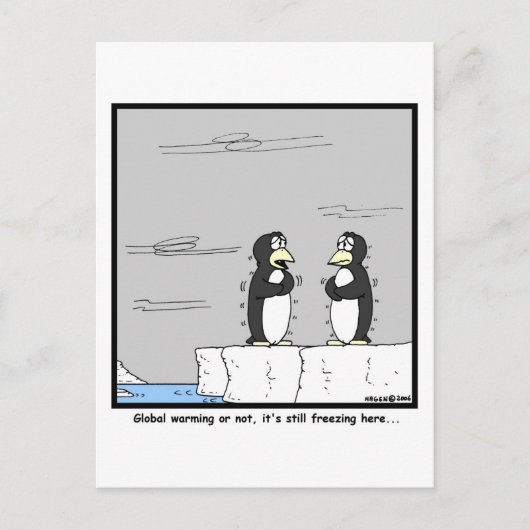 Bevriezing Briefkaart (Voorkant)