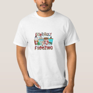Bevriezing Kerstluipaard T-shirt
