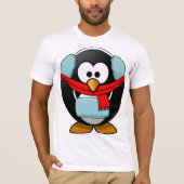 Bevriezing Penguin Mannen T-shirt (Voorkant)