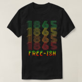 Bevriezing sinds 1865 Juneteenth Black History Afr T-shirt (Design voorkant)