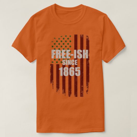 Bevriezing sinds 1865 van de afrikaanse Amerikaans T-shirt (Design voorkant)