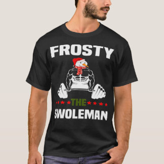 Bevriezing van de Swoleman KerstSweater Funny Snow T-shirt