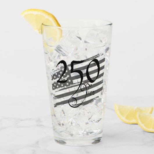 Bevrijd 250 jaar Amerikaanse dromen Glas (Voorkant ijs)