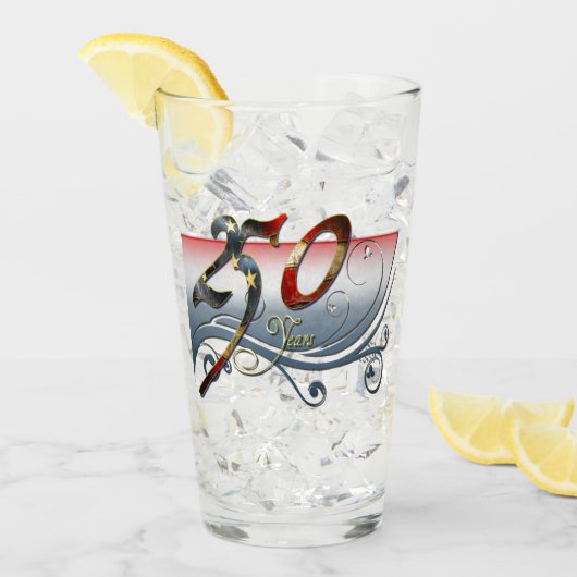 Bevrijd 250 jaar Amerikaanse dromen Glas (Voorkant ijs)