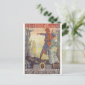 Bevrijd Belgisch Poster Propaganda Briefkaart (Staand voorkant)