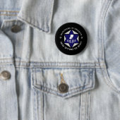 Bevrijd de duistere soldaten ronde button 5,7 cm (In situ)