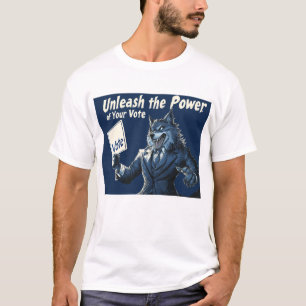 Bevrijd de macht van uw stem t-shirt