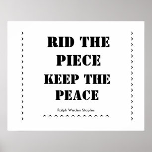 Bevrijd de stuk-pistolen poster