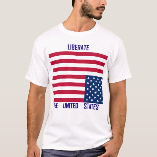 Bevrijd de Verenigde Staten T-shirt (Voorkant)