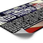 "Bevrijd door Amerika" Poster (Hoek)
