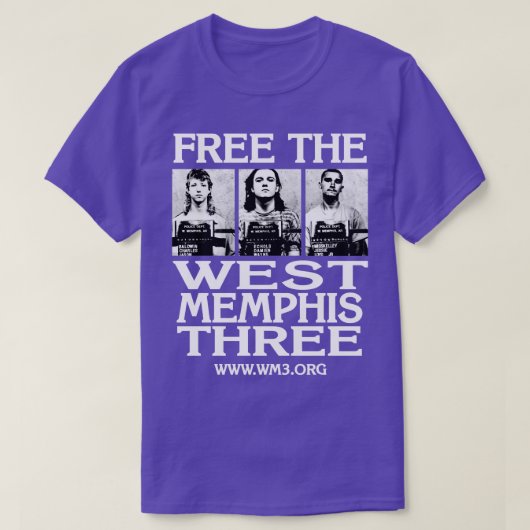 Bevrijd het West Memphis 3 TShirt (Design voorkant)