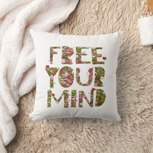 Bevrijd je geest kussen (Deken)