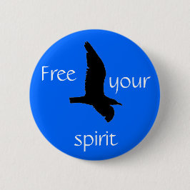 Bevrijd je Geest | Ronde Button 5,7 Cm
