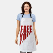 Bevrijd je geest Schort (Gedragen)