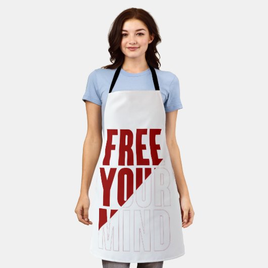 Bevrijd je geest Schort (Gedragen)