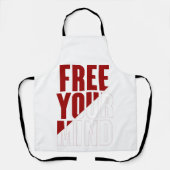 Bevrijd je geest Schort (Voorkant)
