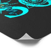 Bevrijd je Soul inspirerend kunst Sterren Lotus Poster (Hoek)