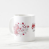 Bevrijd jezelf en bereik je dromen koffiemok (Voorkant links)