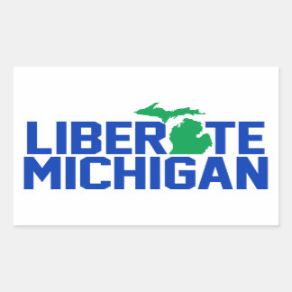 Bevrijd Michigan Rechthoekige Sticker