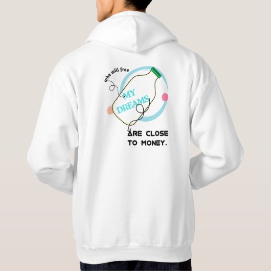 Bevrijd mijn dromen hoodie (Achterkant)