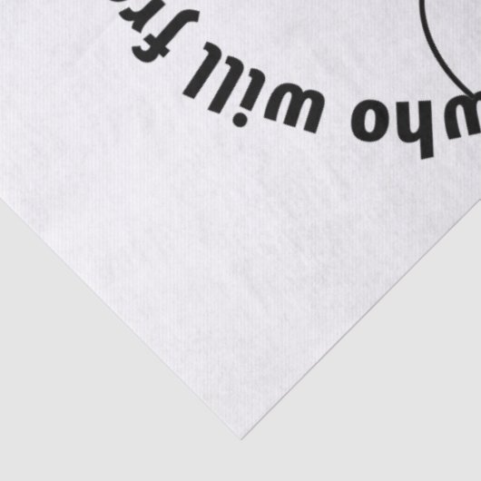 Bevrijd mijn dromen tissuepapier (Detail)