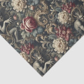 Bevrijd ons van decadentie - Gothic Floral Design Tissuepapier (Detail)