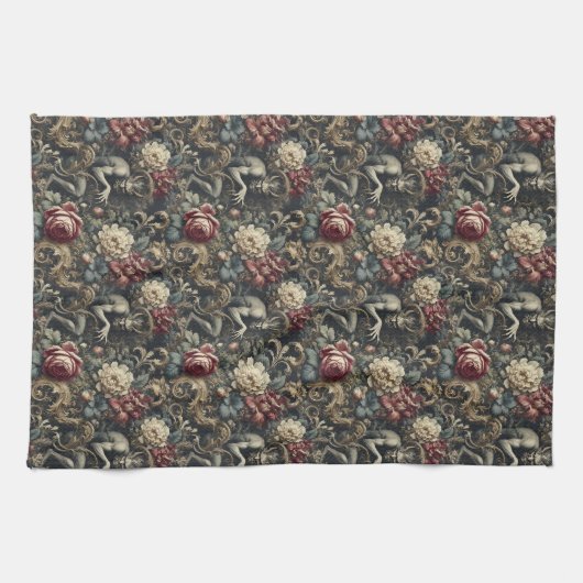 Bevrijd ons van decadentie - Gotisch Victoriaans Theedoek (Horizontaal)