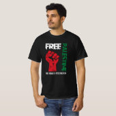 Bevrijd Palestina - Einde van de Israëlische bezet T-shirt (Voorkant volledig)