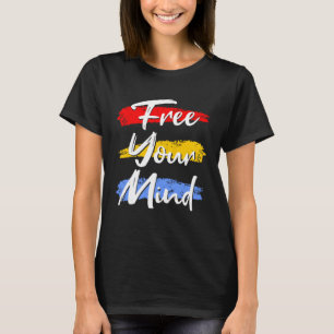 Bevrijd uw geest Motivatie en inspirerend citaat T-shirt
