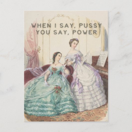 Bevrijde Songbook van de Vrouw Briefkaart (Voorkant)