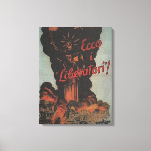 bevrijders Propaganda Poster Canvas Afdruk (Voorkant)