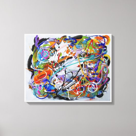 Bevrijding - Kunst van Galina - Canvas Afdruk (Voorkant)