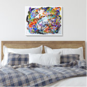 Bevrijding - Kunst van Galina - Canvas Afdruk (Insitu (Slaapkamer))
