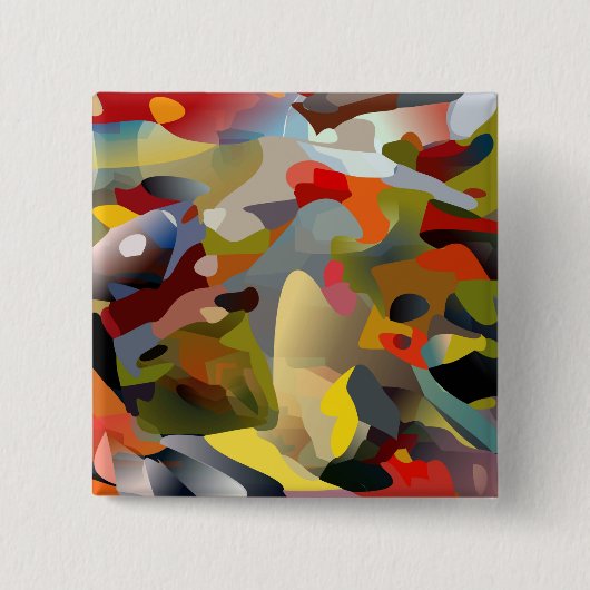 'bevrijding nemen' - 2-inch Square Button (Voorkant)