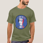 Bevrijding van de vlag van Jemen vuist tegen oorlo T-shirt (Voorkant)