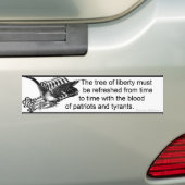 Bevrijdingsboom (Jefferson) Bumpersticker (Op auto)
