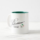 Bevrijdingsschip: Mok voor "Free Palestine" (Voorkant links)