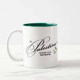 Bevrijdingsschip: Mok voor "Free Palestine"