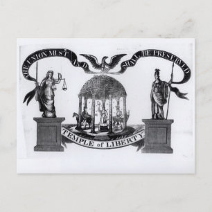 Bevrijdingstempel, 1834 briefkaart
